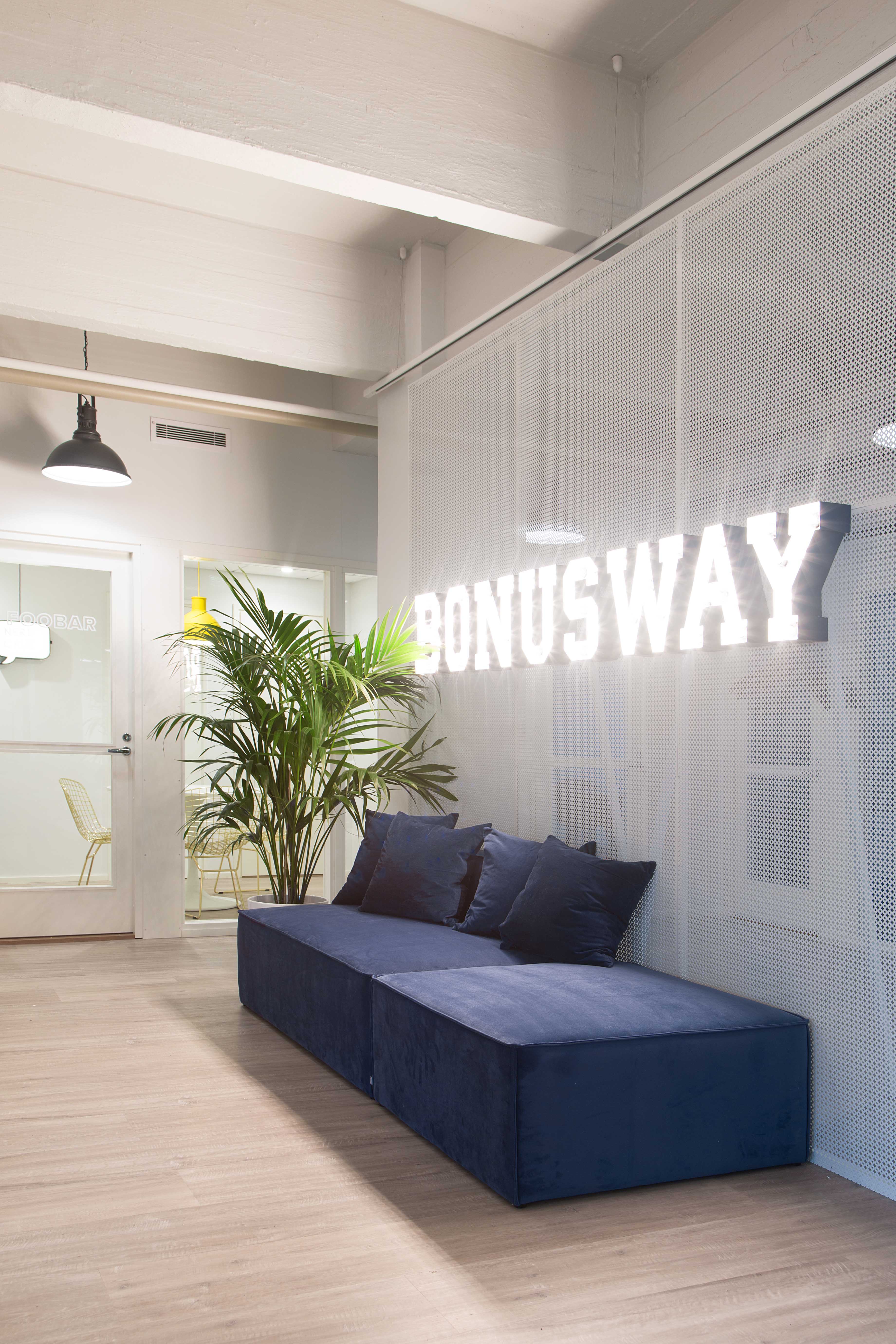 Bonusway office marquee entrance