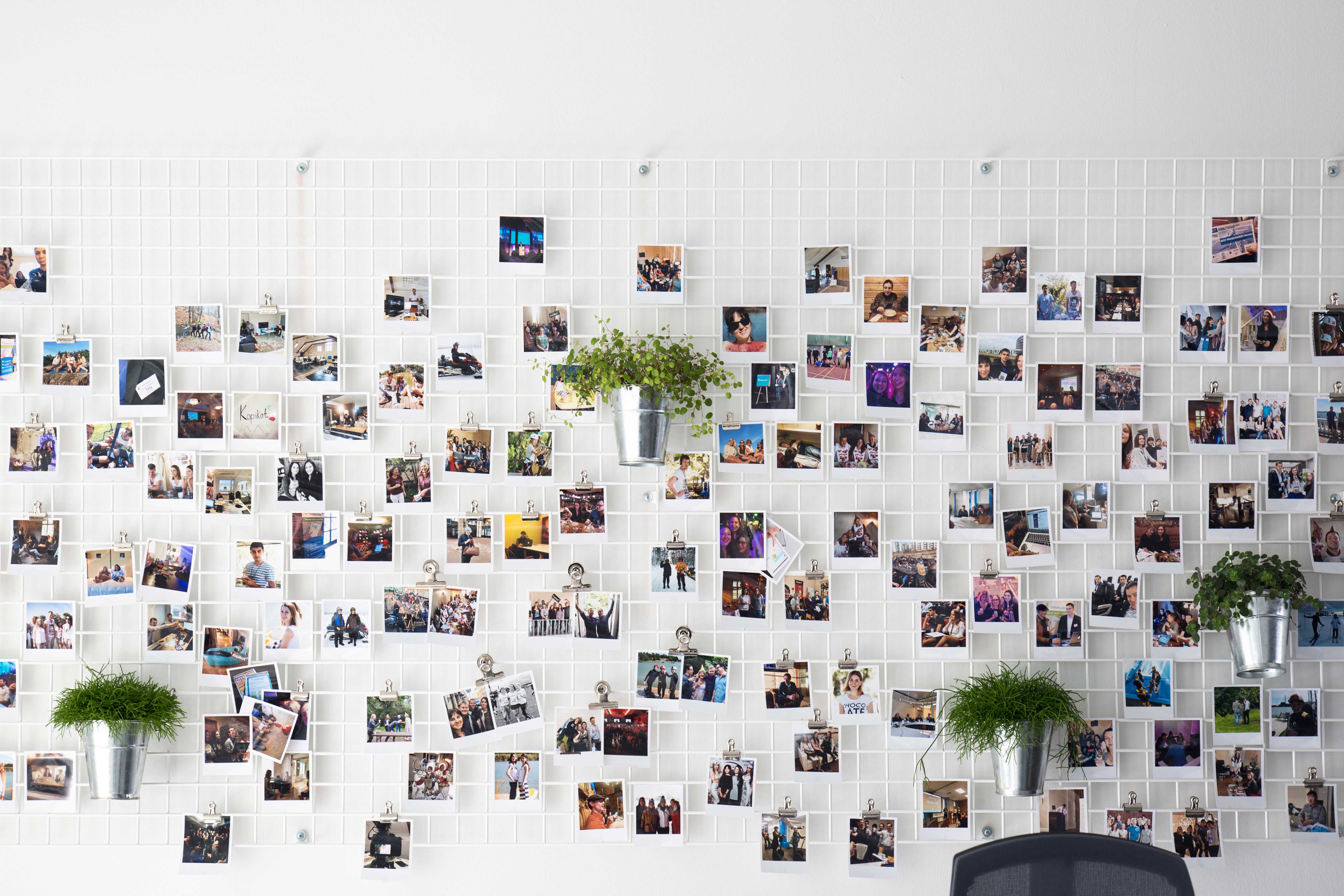 Bonusway office custom photo wall