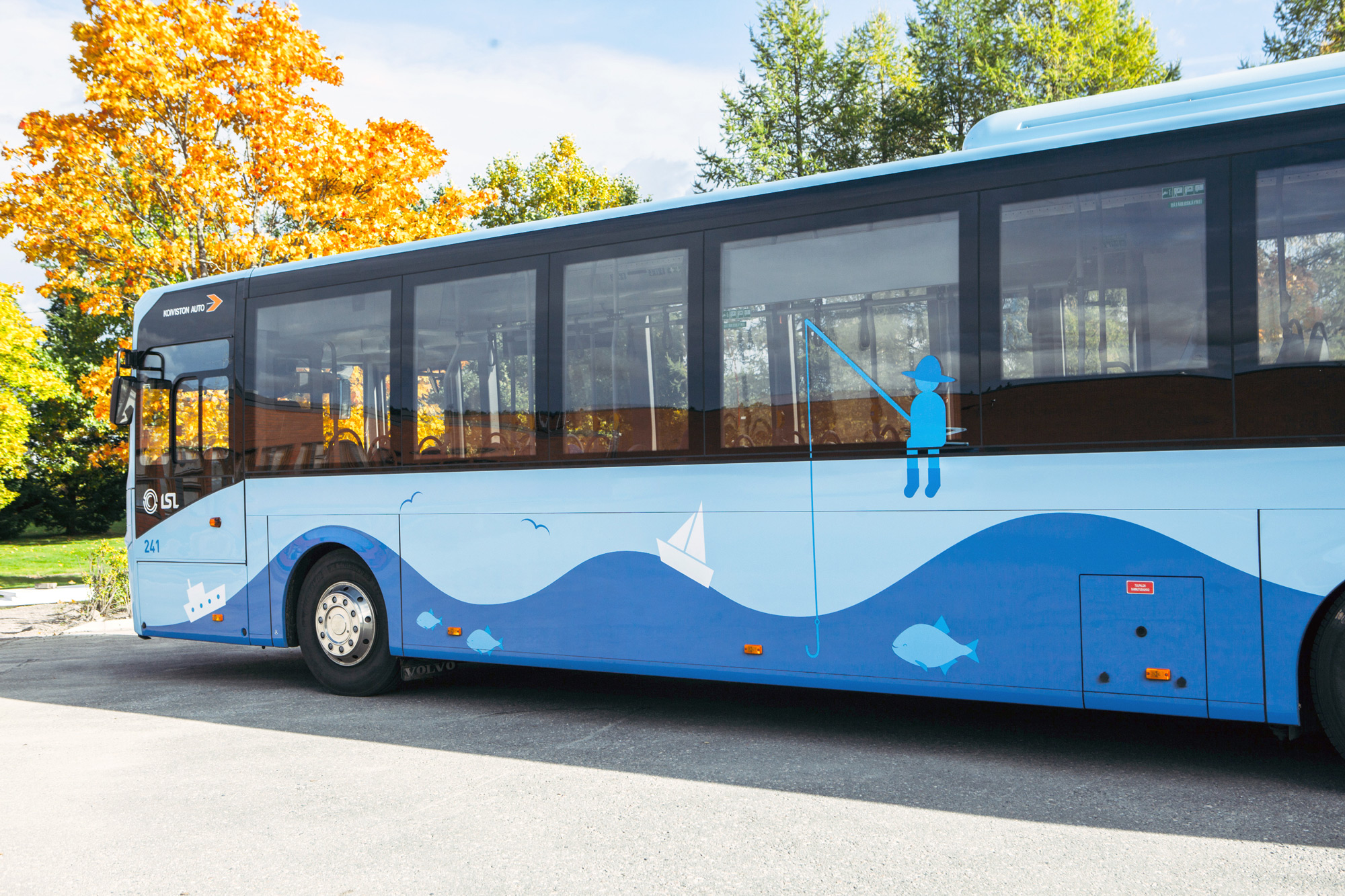 Lahden Seudun Liikenne bus Päijänne tapings