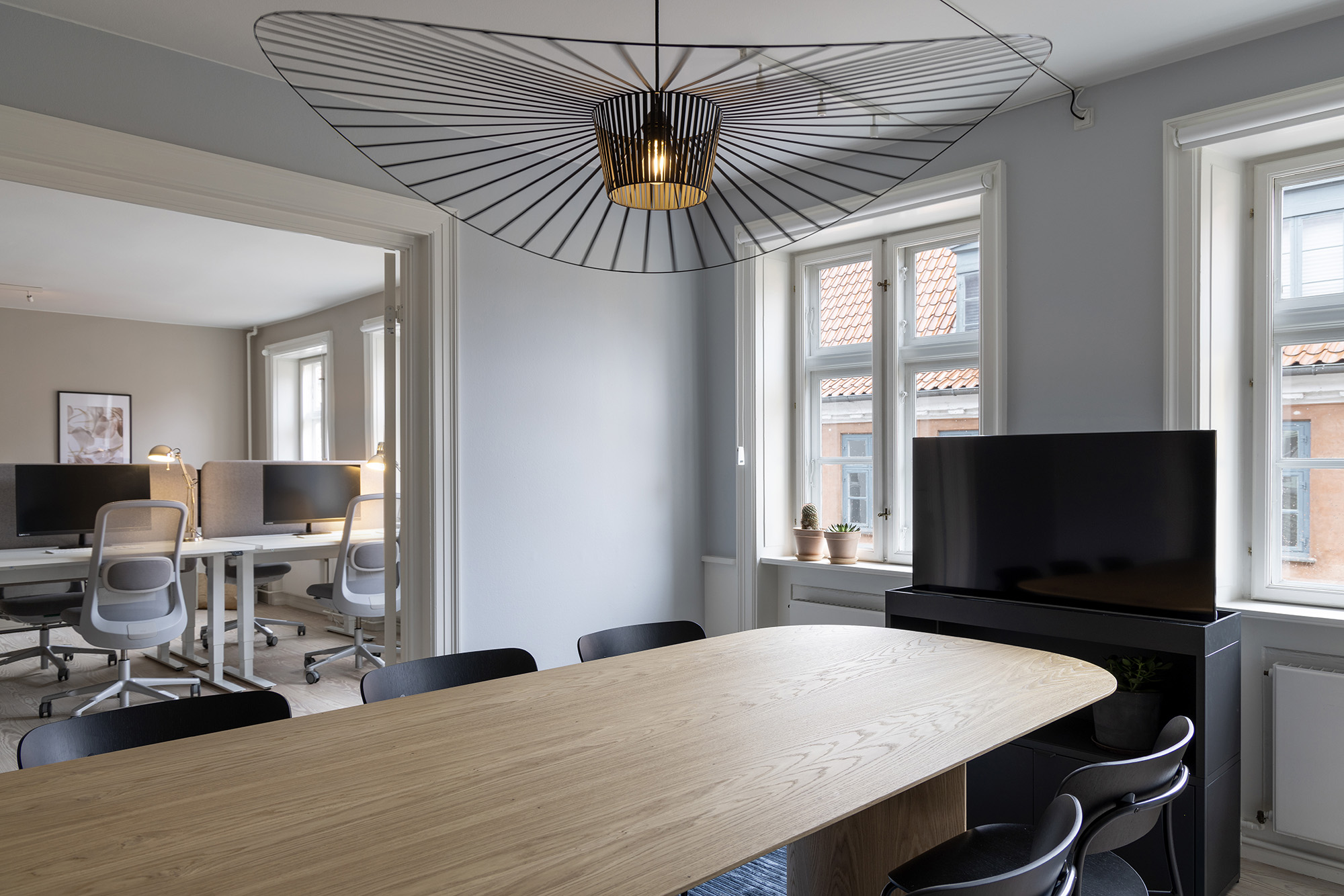 MedEngine Copenhagen office meeting room blue