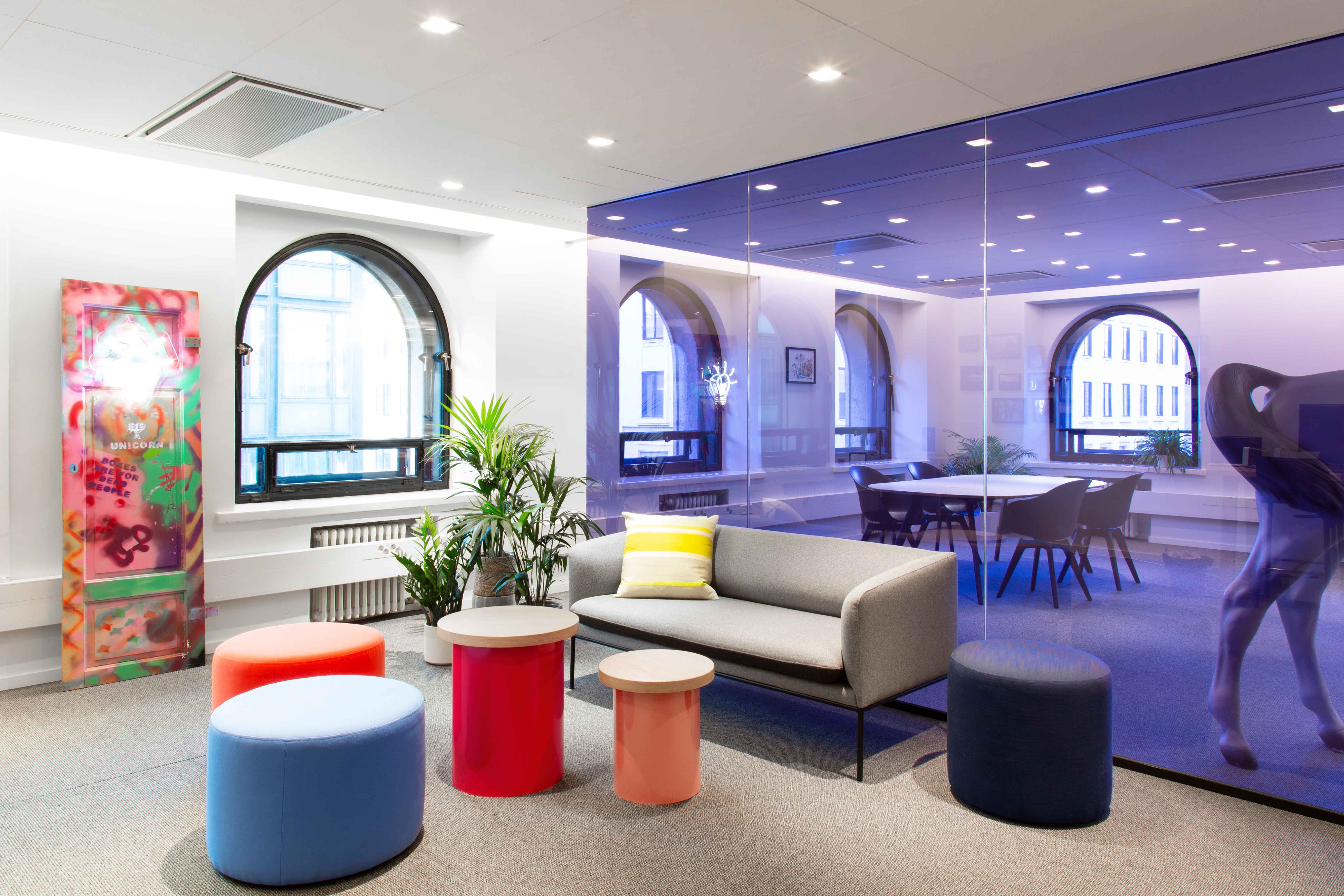 Netlight office entrance lounge