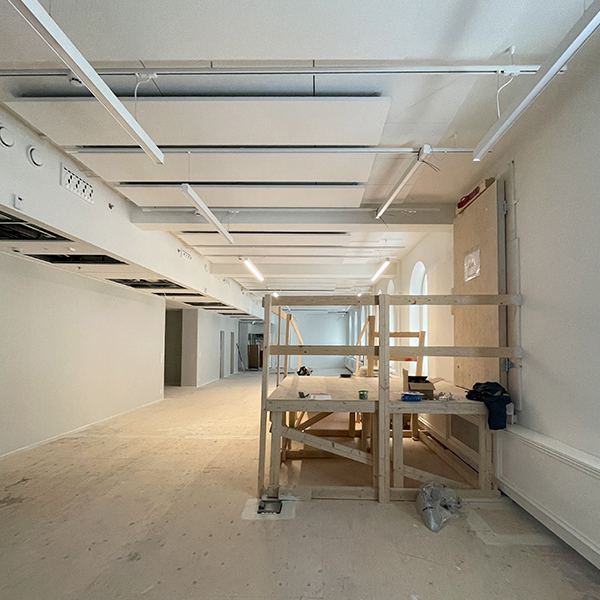 Open Ocean Venture VC Office design behind the scenes construction site