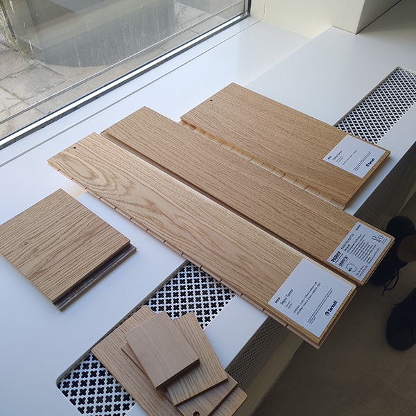 Open Ocean Venture VC Office design behind the scenes parquet flooring