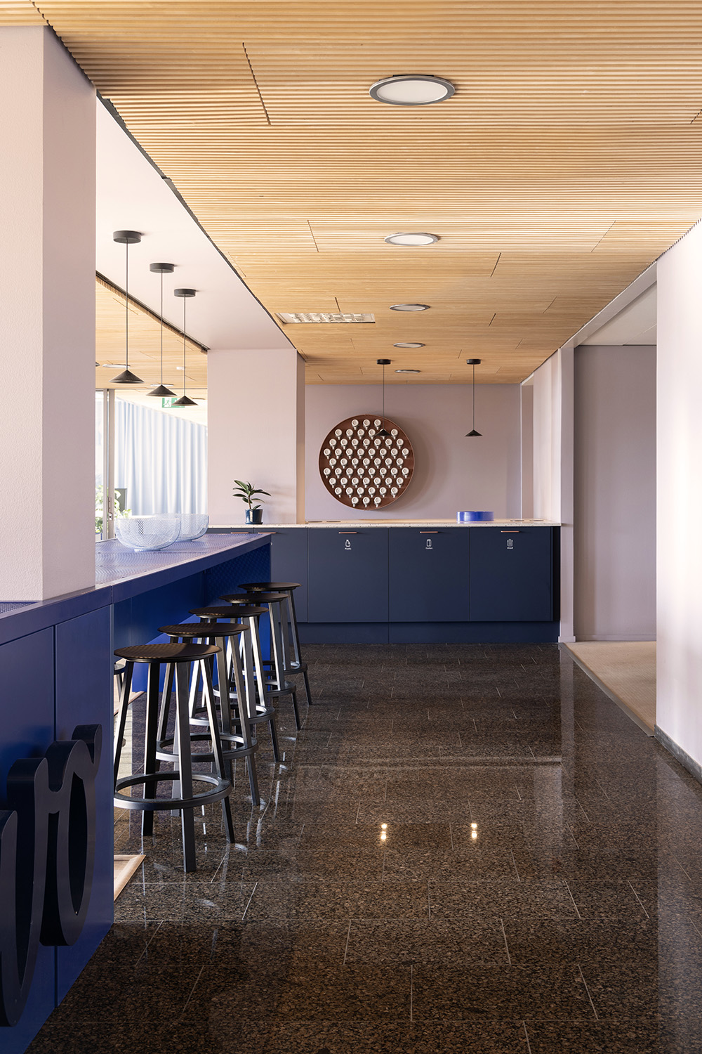 Sievo office design kitchen