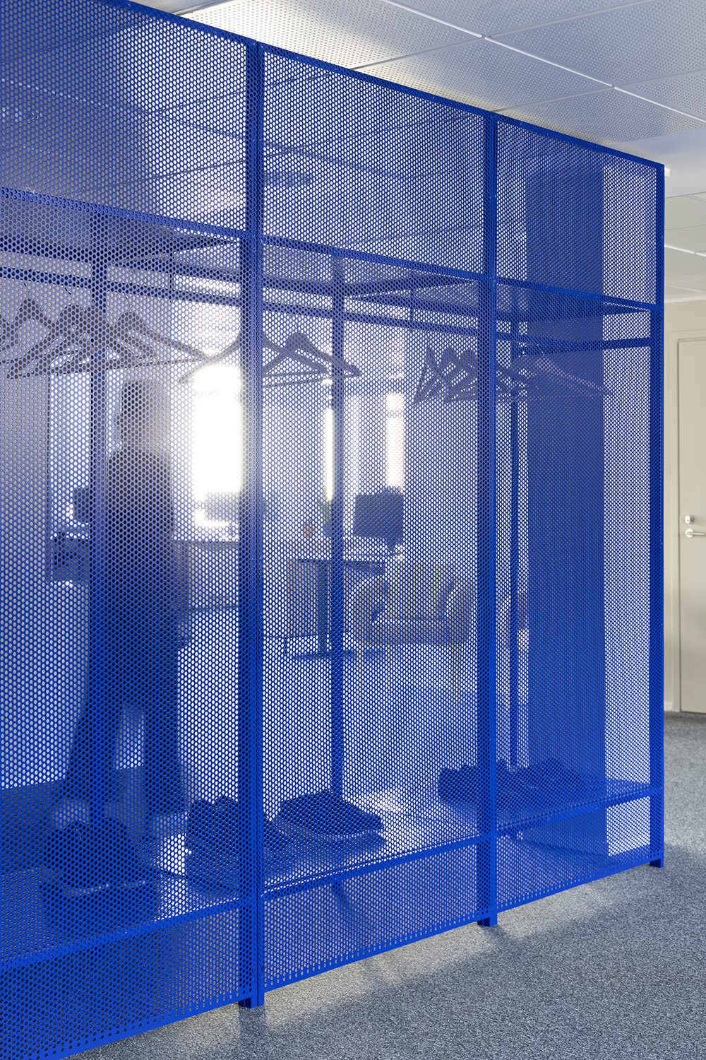 Sievo office design team work zone custom furniture