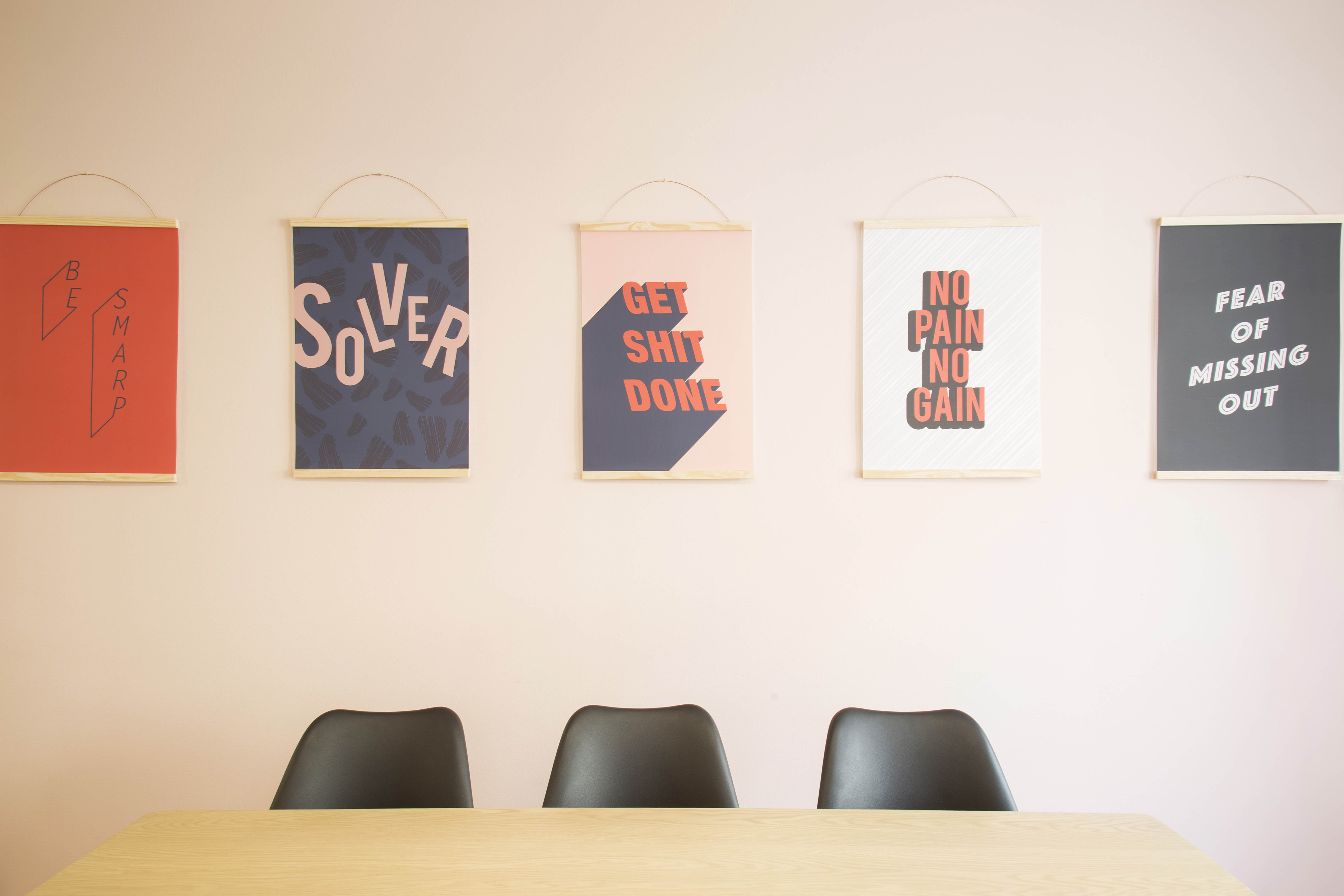 Smarp office meeting room besmarp posters