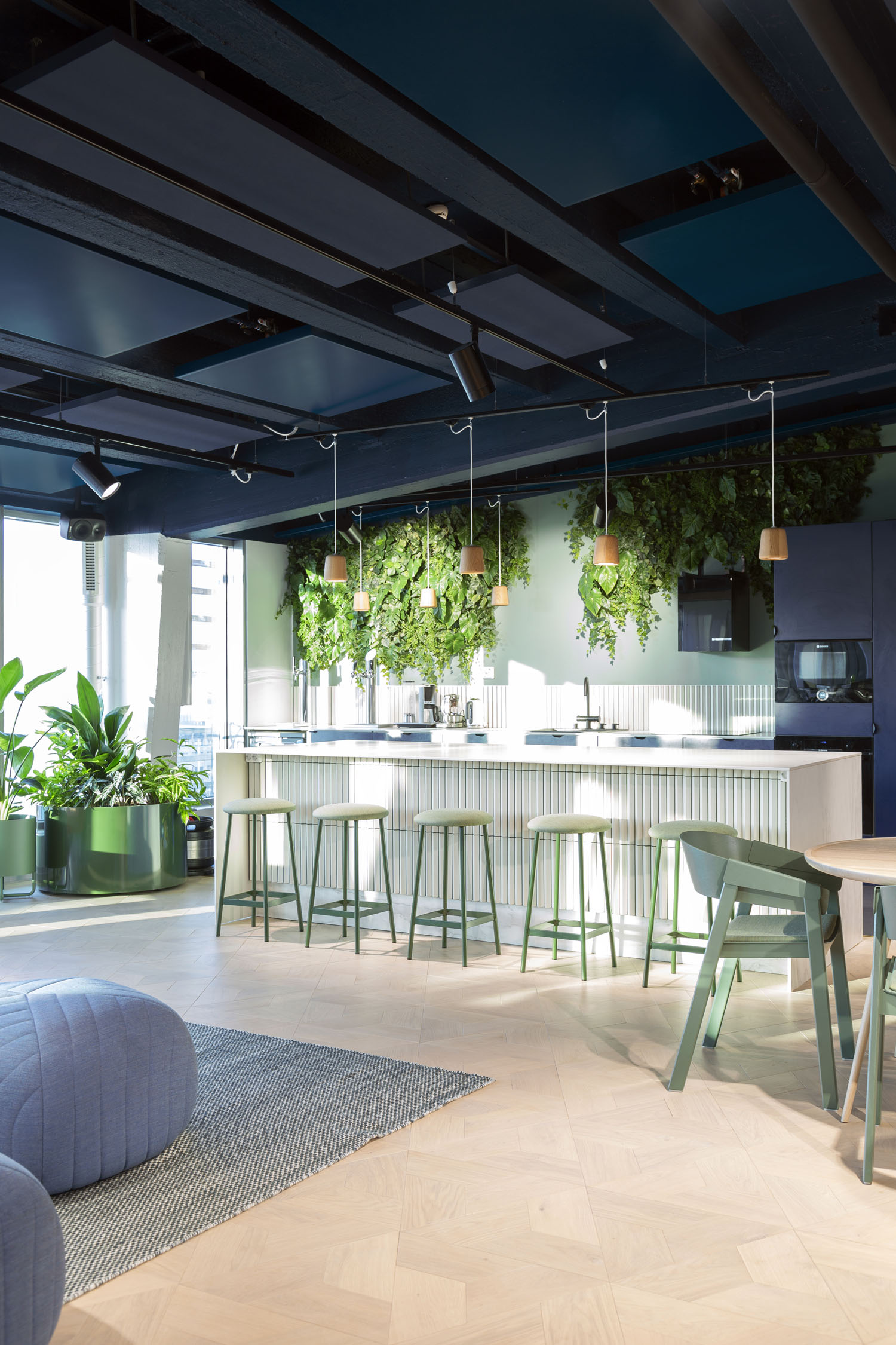 Supermetrics office event space kitchen