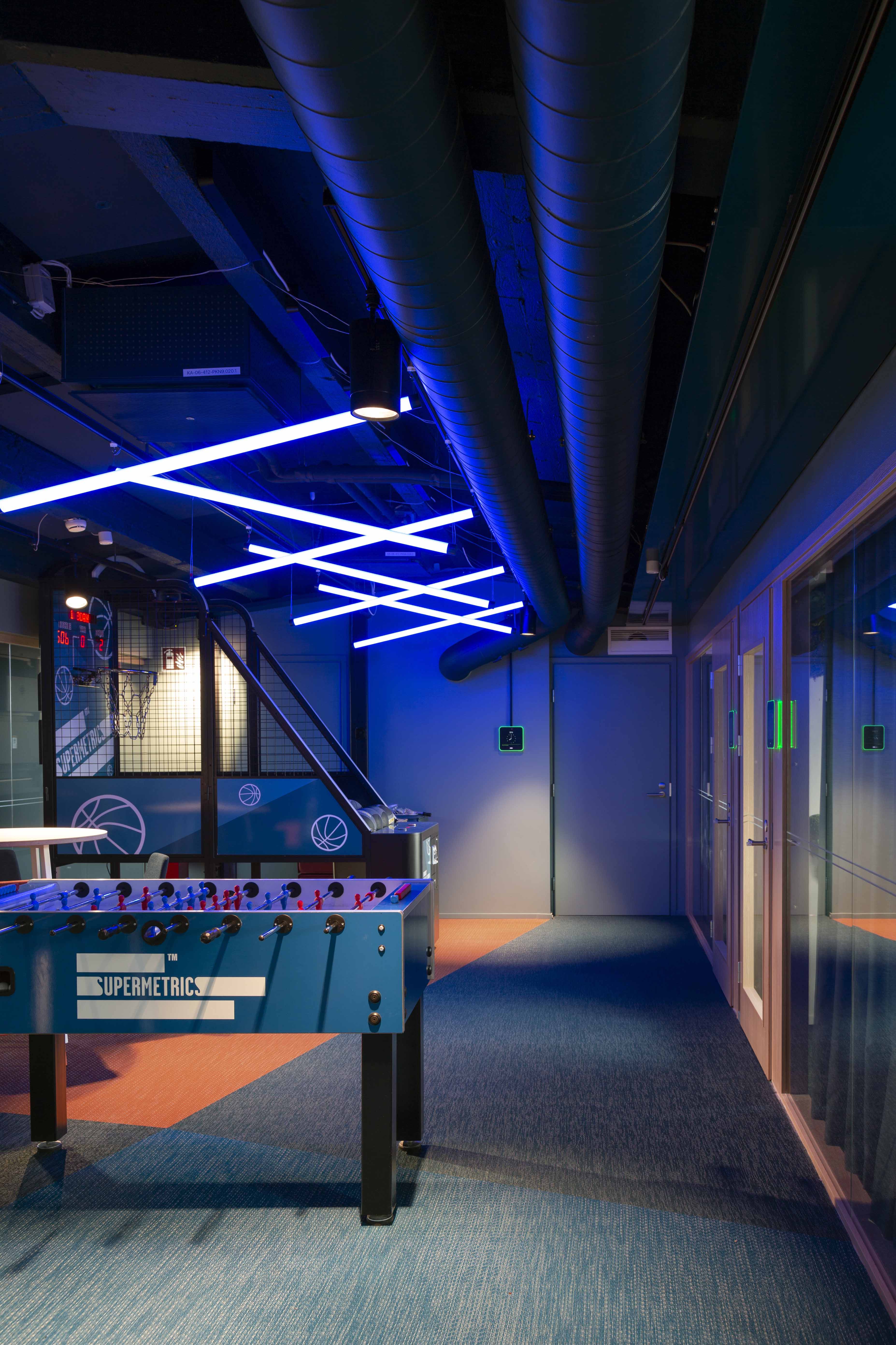 Supermetrics office game play area