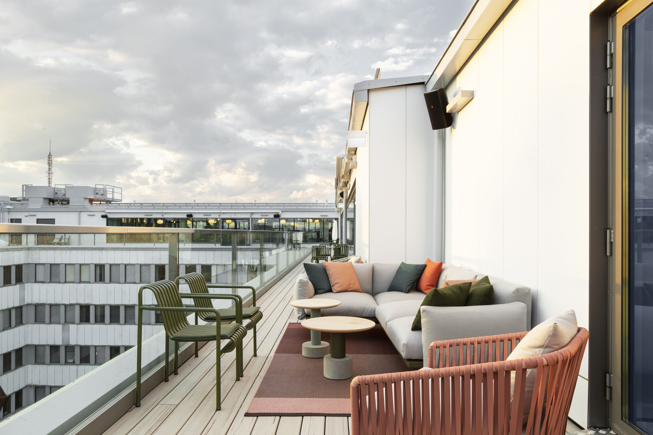 Supermetrics office outdoor rooftop terrace