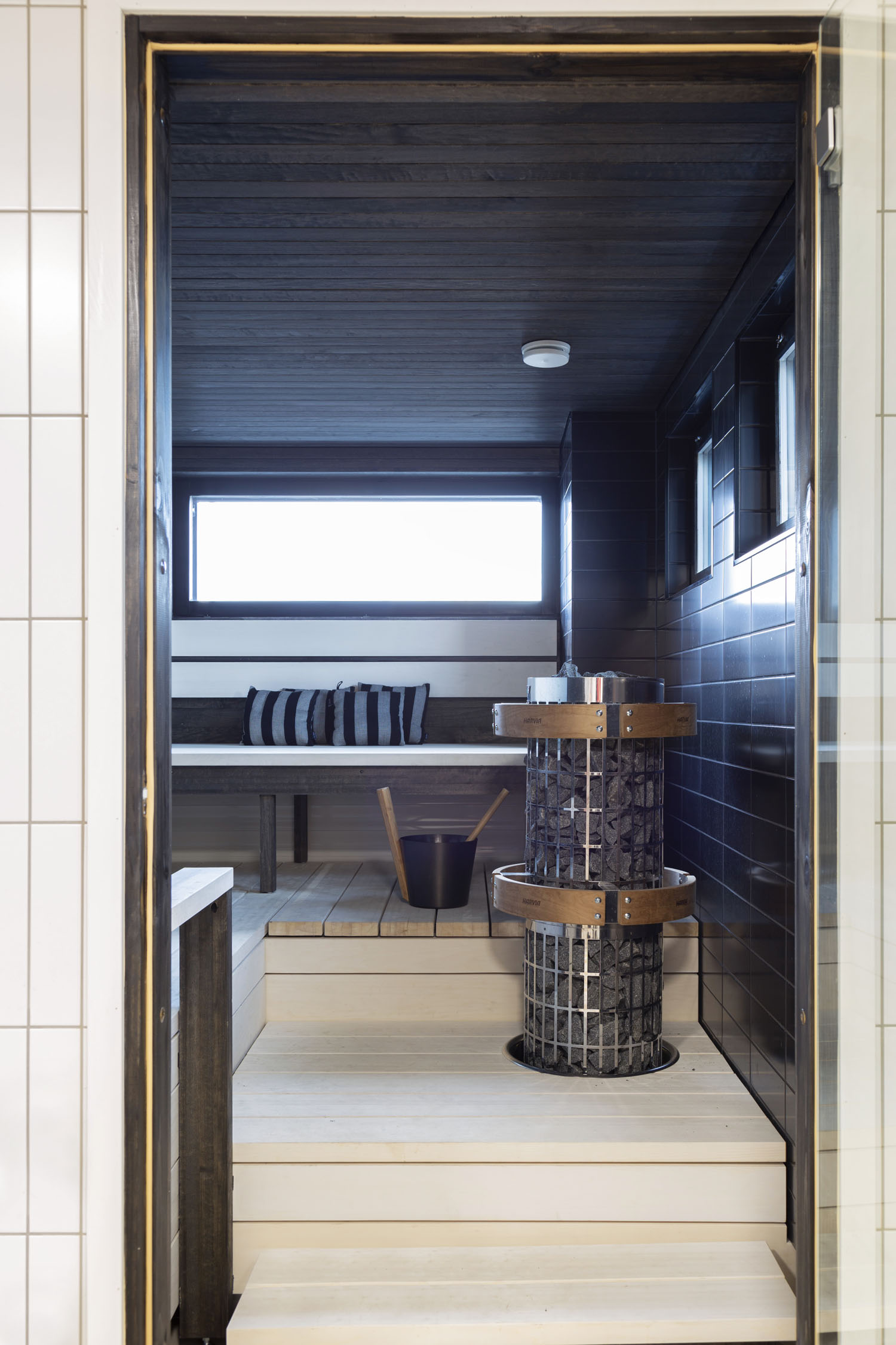 Supermetrics office rooftop sauna