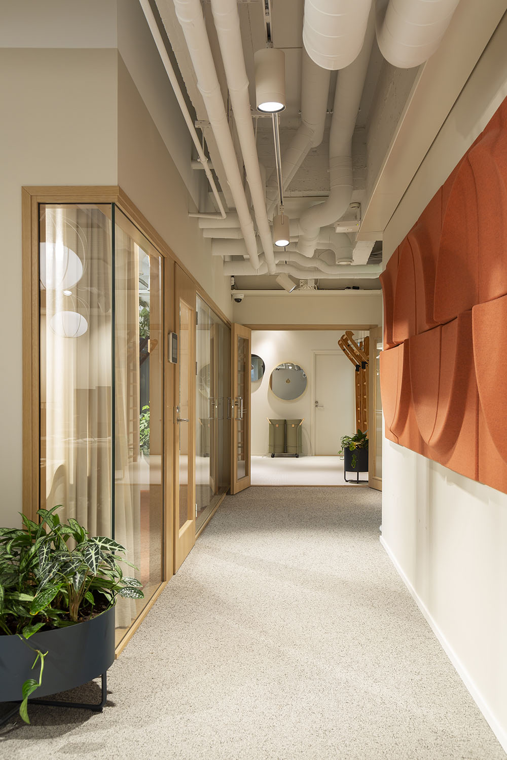 Supermetrics office design corridor