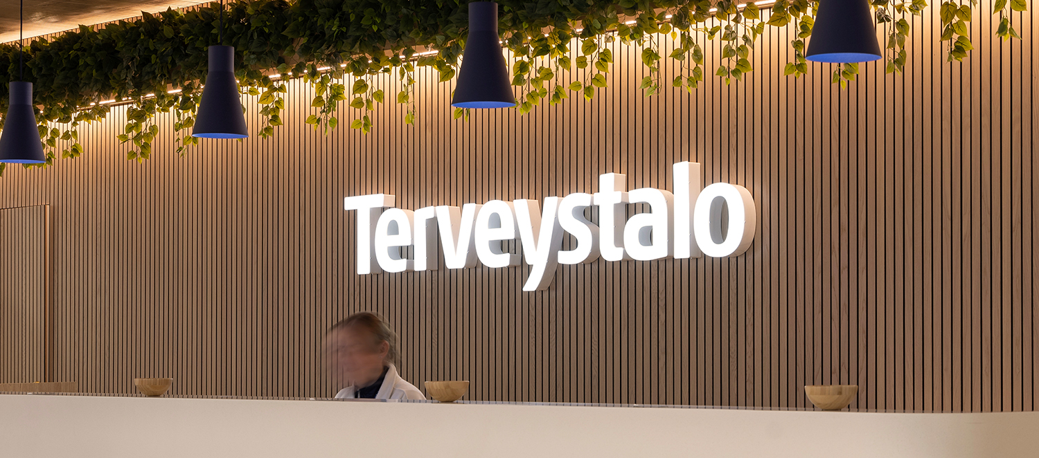 Terveystalo Kamppi hospital lobby customer service