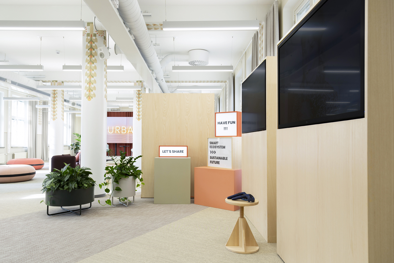 Urban3 coworking hub event space showroom