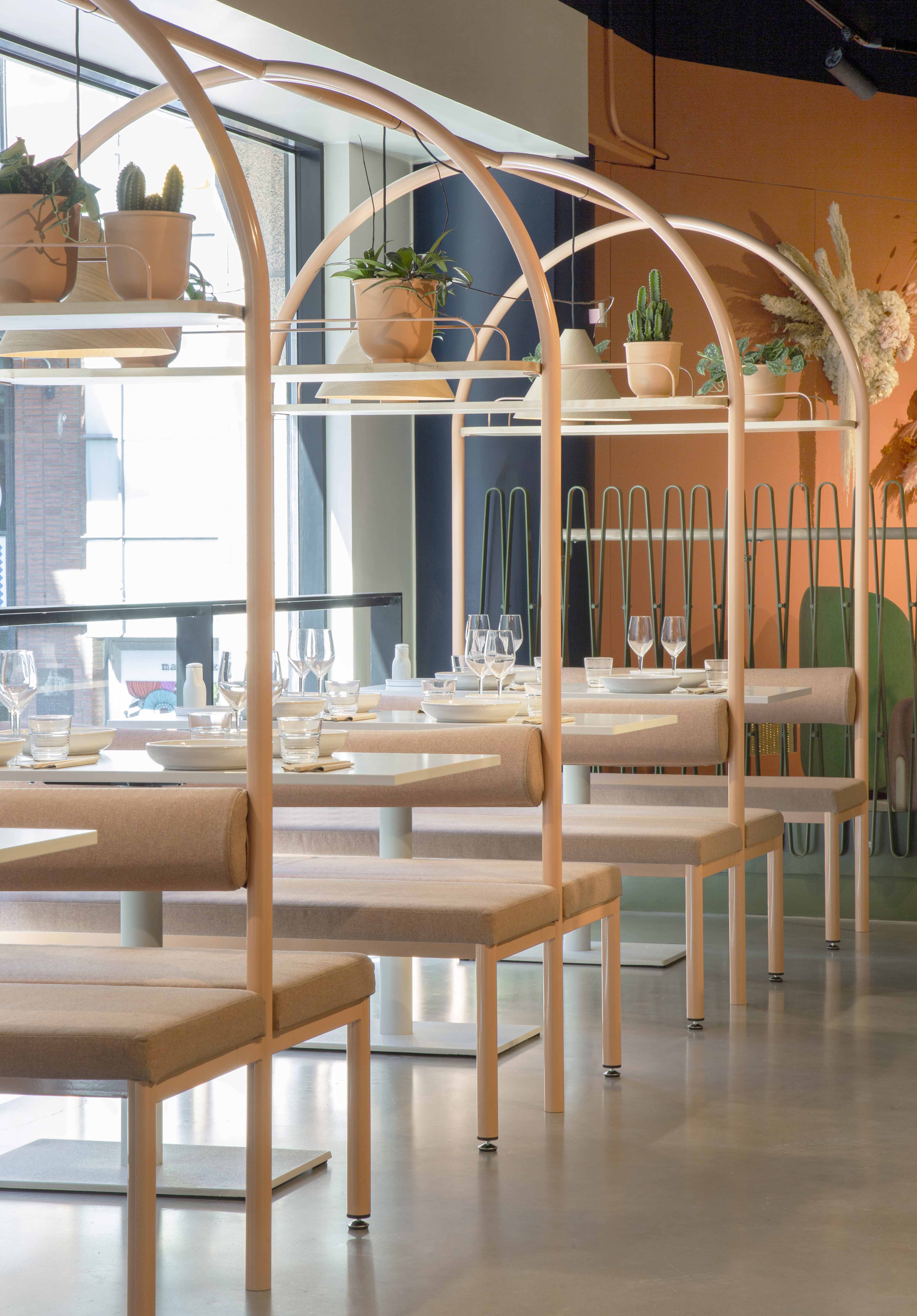 Vegoshi restaurant custom booths